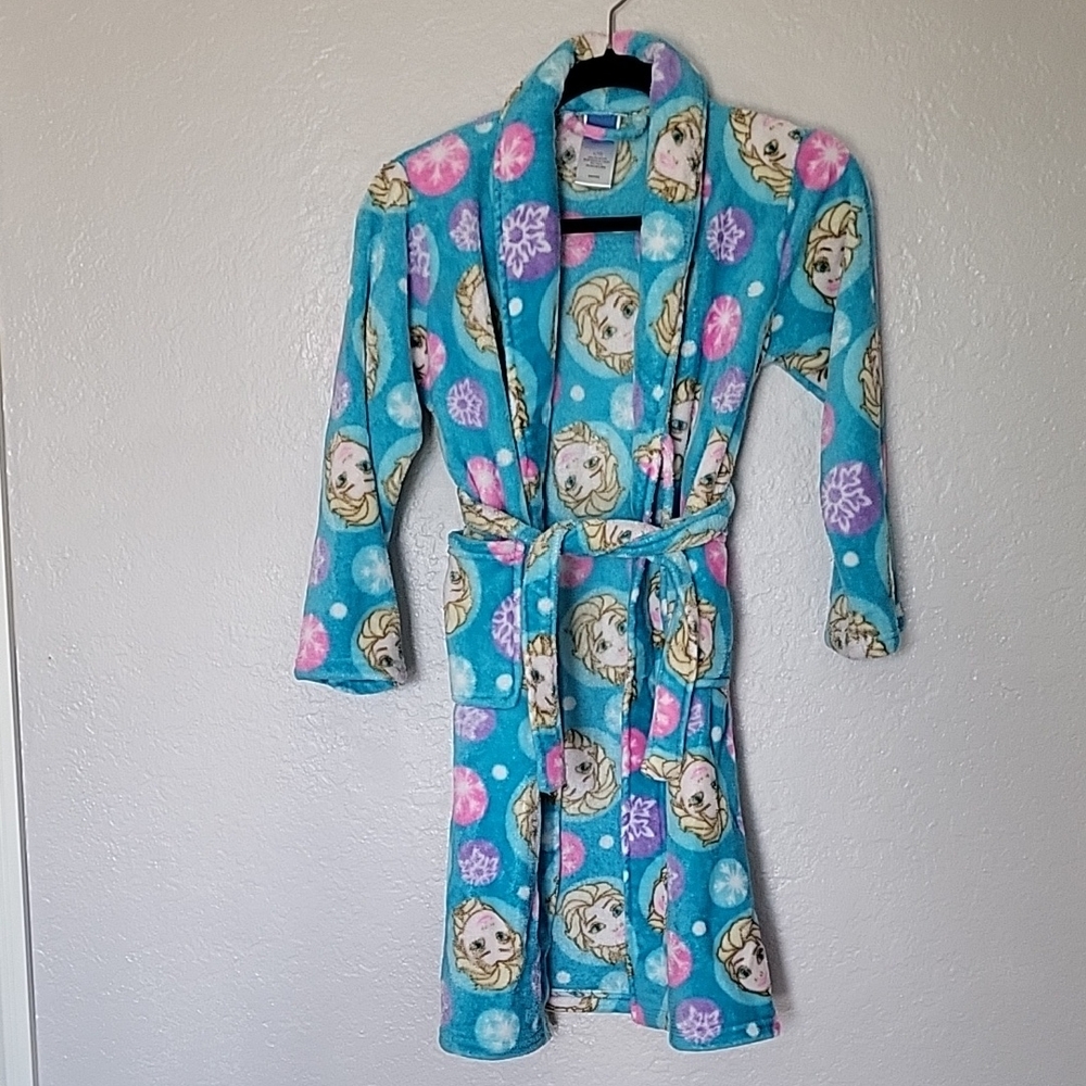Disney Frozen Blue and Pink Kids Robe